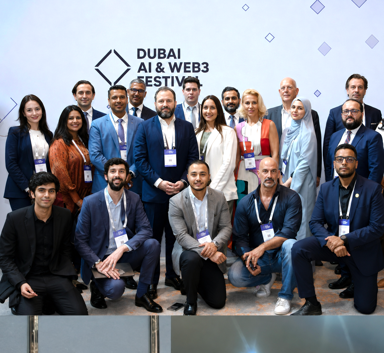 Team at Dubai AI and Web3 Festival
